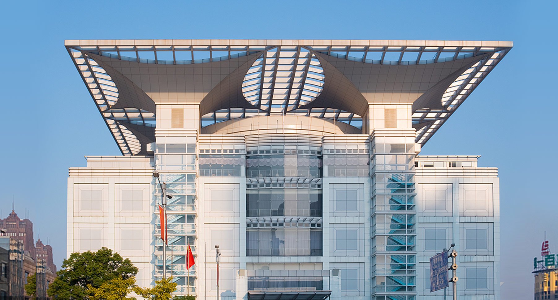上海城市规划展示馆建筑外观